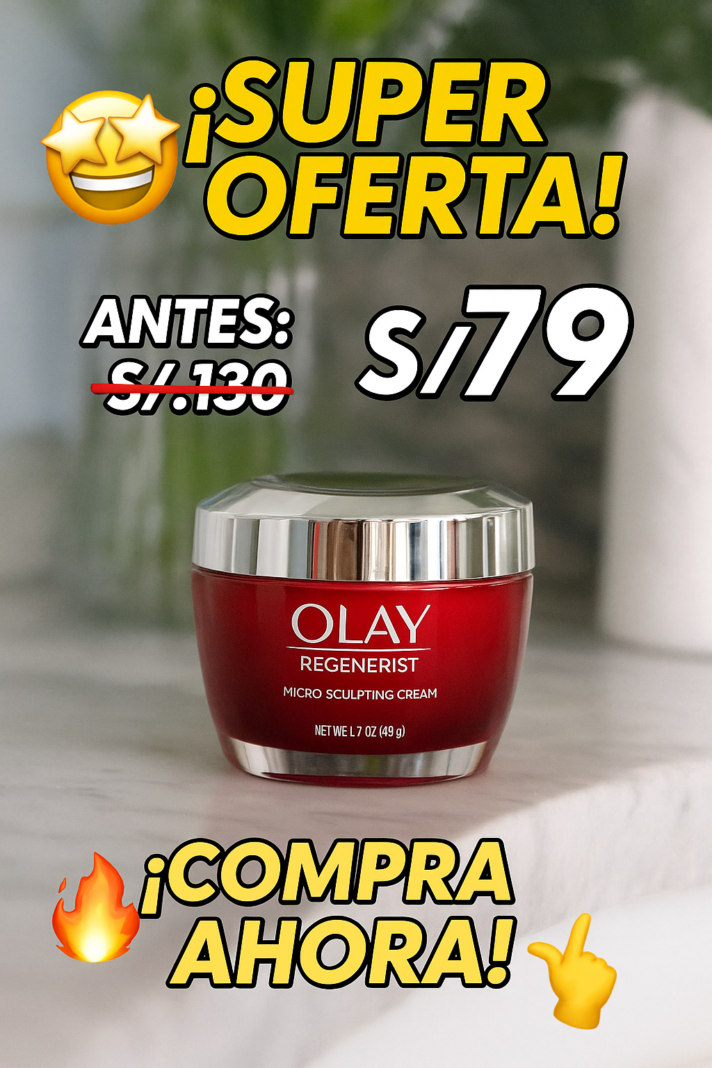 ✨ OLAY – La crema anti edad más vendida. ✨
